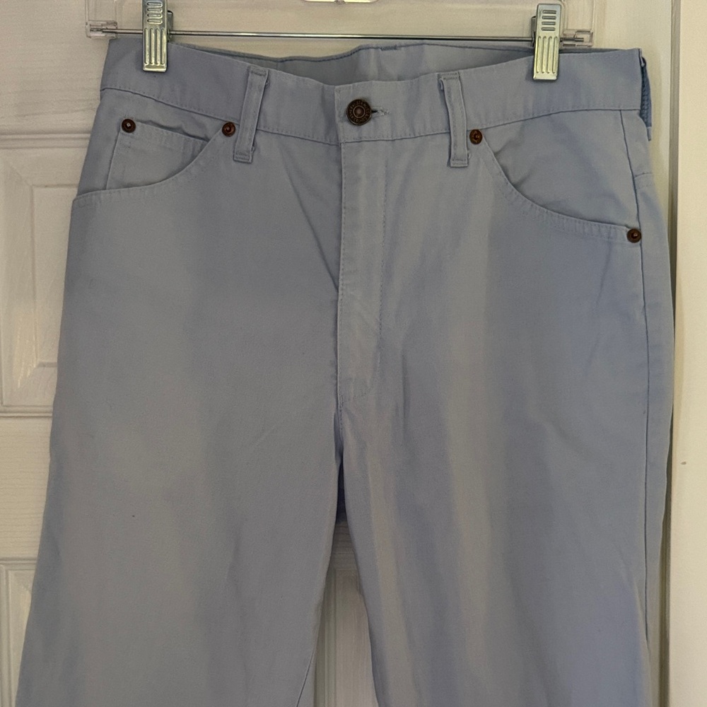 Vintage Made in Italy Levi's Baby Blue Casual Pants